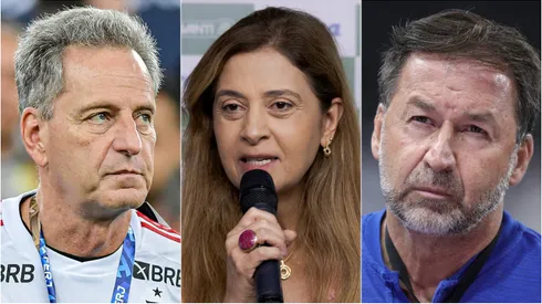 Presidente do Flamengo, Palmeiras e Corinthians. Foto: Thiago Ribeiro/Ettore Chiereguini/Marcello Zambrana/AGIF