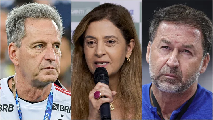 Presidente do Flamengo, Palmeiras e Corinthians. Foto: Thiago Ribeiro/Ettore Chiereguini/Marcello Zambrana/AGIF