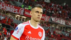 Borré durante a partida contra o Real Tomayapo (BOL), que terminou 0 a 0.Foto: Ricardo Duarte / Internacional