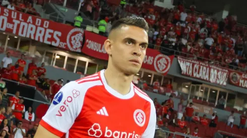 Borré durante a partida contra o Real Tomayapo (BOL), que terminou 0 a 0.Foto: Ricardo Duarte / Internacional