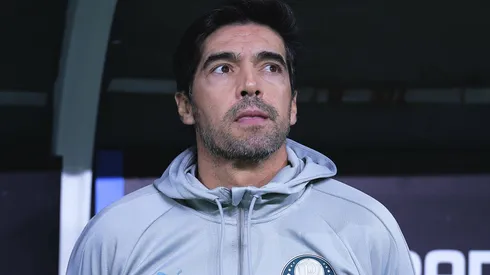 Abel Ferreira em partida do Palmeiras contra o Liverpool-URU, no Allianz Parque, pela Copa Libertadores da América, no dia 11/04/2024.