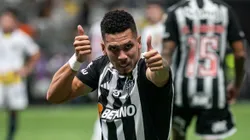 Paulinho tem 10 gols na Libertadores com a camisa do Galo. Foto: Fernando Moreno/AGIF