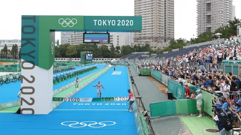 Kristian Blummenfelt foi o vencedor da prova do triatlo nos Jogos de Tóquio. (Foto: Cameron Spencer/Getty Images)