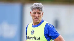 Renato Portaluppi em treino do Grêmio nesta quarta-feira (10). O comandante retomou as atividades um dia após a derrota
