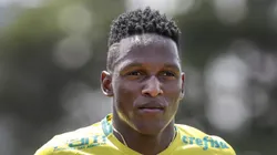 Mina durante treino no CT Academia de Futebol. Ex-Palmeiras foi especulado no Imortal.