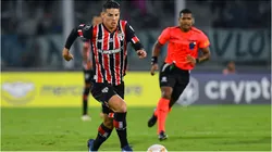 James Rodríguez, jogador do São Paulo, durante uma partida - Foto: Hernan Cortez/Getty Images
