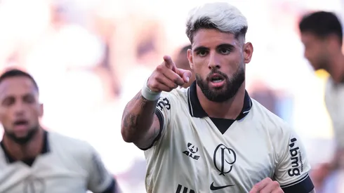 Yuri Alberto em partida do Campeonato Paulista de 2024 entre Corinthians vs Santo André.