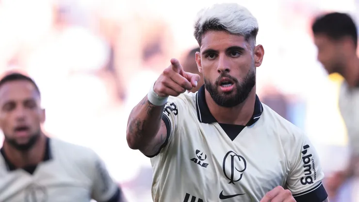 Yuri Alberto em partida do Campeonato Paulista de 2024 entre Corinthians vs Santo André.