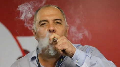 Marcos Braz prepara presentão para a Nação Foto: Gilvan de Souza/Flamengo