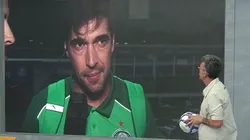 Abel Ferreira e Neto conversando ao vivo no programa 'Apito Final'. Foto: YouTube / Esporte na Band