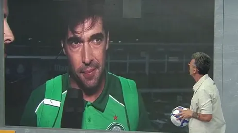 Abel Ferreira e Neto conversando ao vivo no programa 'Apito Final'. Foto: YouTube / Esporte na Band