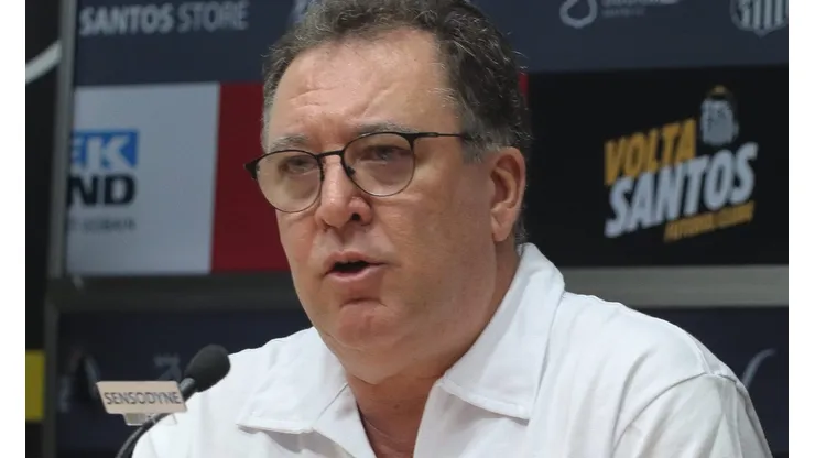Marcelo Teixeira, presidente do Santos, revelou os planos do Peixe para a Série B