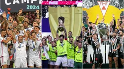 Os campeões estaduais do país em 2024. Foto: Thiago Ribeiro/Ettore Chiereguini/Fernando Moreno/AGIF