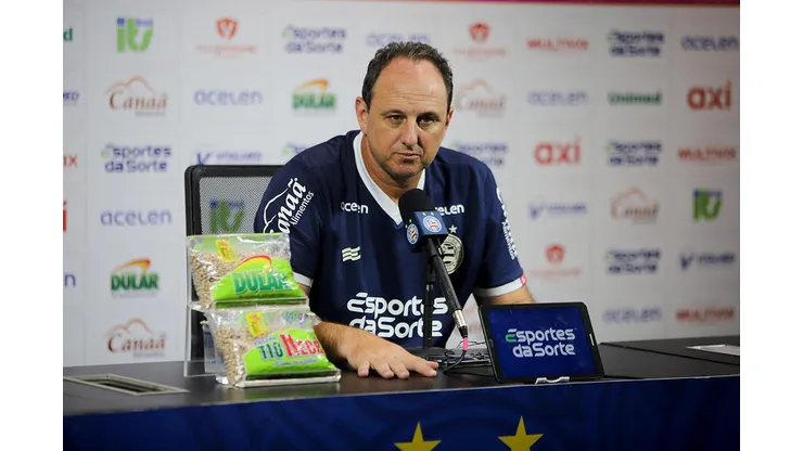Rogério Ceni assume culpa por vice do Bahia.