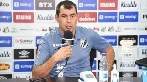 Carille contesta decisão do VAR em Palmeiras x Santos Foto: Ivan Storti/Santos