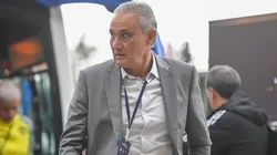 Tite durante a viagem do Flamengo até Bogotá. Foto: Marcelo Cortes/ CRF