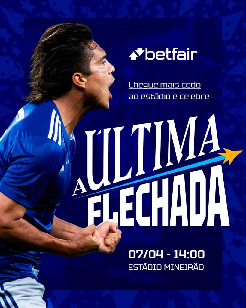 Imagem divulgada nas redes sociais do Cruzeiro promovendo a despedida de Marcelo Moreno. (Foto: Divulgação/Cruzeiro)