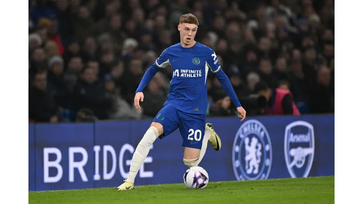 LONDON, ENGLAND - MARCH 11: Cole Palmer of Chelsea in action during the Premier League match between Chelsea FC and Newcastle United at Stamford Bridge on March 11, 2024 in London, England. (Photo by Mike Hewitt/Getty Images)