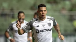 MG - BELO HORIZONTE - 17/03/2024 - MINEIRO 2024, AMERICA-MG X ATLETICO - Paulinho jogador do Atletico comemora seu gol durante partida contra o America-MG no estadio Independencia pelo campeonato Mineiro 2024. Foto: Alessandra Torres/AGIF