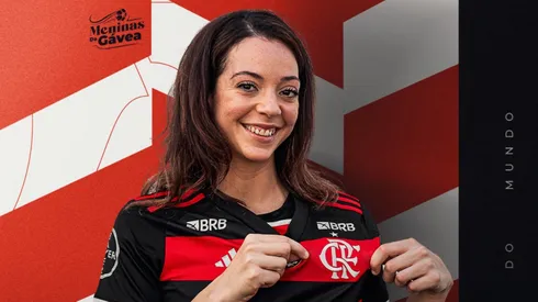 Imane Chebel é o novo reforço das Meninas da Gávea. Divulgação/Flamengo.