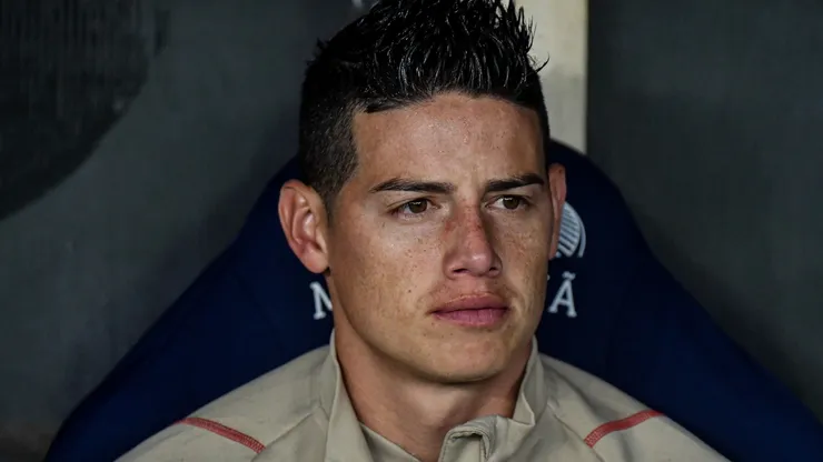 James Rodríguez não teve atuações como titular pelo São Paulo em 2024. Thiago Ribeiro/AGIF.