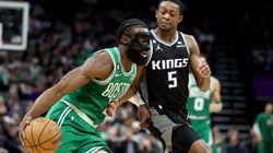 Celtics e Kings se enfrentaram em Sacramento pela temporada regular da NBA (Foto: Ezra Shaw/Getty Images)