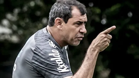 Fábio Carille, treinador do Santos. Foto: Ivan Storti/Flickr Santos FC