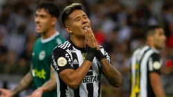 Zaracho, do Atlético, lamenta chance perdida contra o Goiás, pelo Brasileirão 2022 - Foto: Fernando Moreno/AGIF