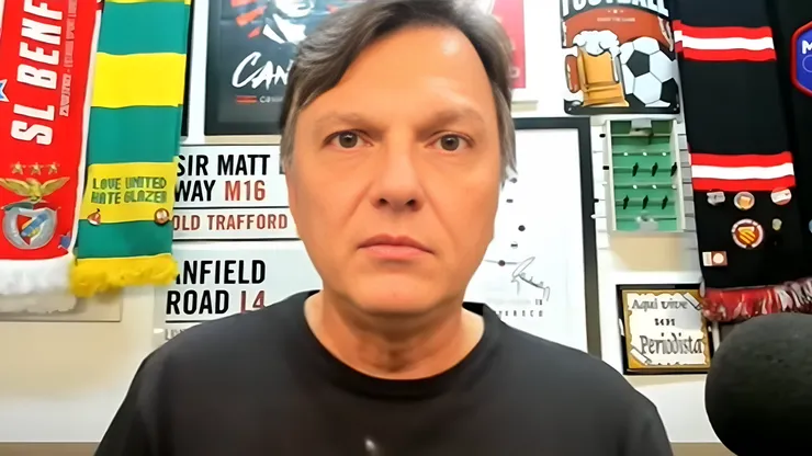 Jornalista fez críticas ao titular do Flamengo. Foto: Reprodução/YouTube oficial Mauro Cezar -