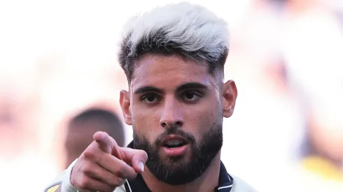 Yuri Alberto durante partida contra o Santo Andre. Atacante vive bom momento no Timão.