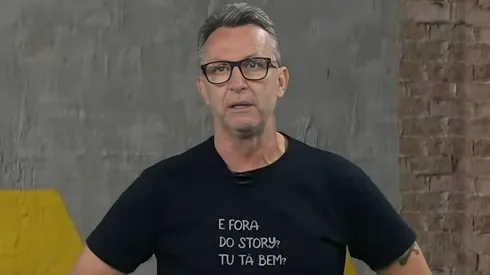 Neto fez críticas pesadas ao Corinthians no geral – Foto: Reprodução/Band.