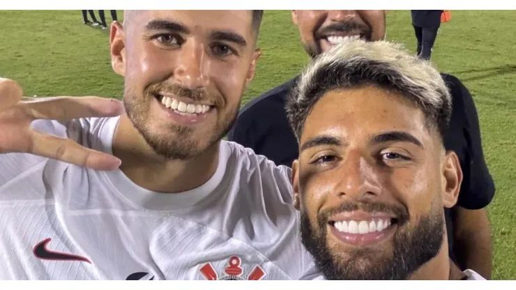 Pedro Raul e Yuri Alberto são questionados como dupla no Corinthians - Foto: Divulgação/Corinthians