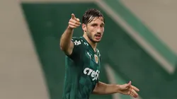 Viña, ex-Palmeiras, comemora gol contra o Universitario-PER, pela Libertadores 2021 - Foto: Foto: Cesar Greco/SEP