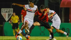 São Paulo venceu e garantiu a classificação diante do Athletico. Divulgação/São Paulo.