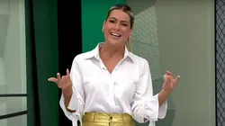 Renata Fan e Denílson Show analisam jogos da Libertadores e da Sul-Americana. Foto: YouTube / Jogo Aberto.