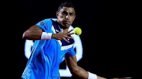 Thiago Monteiro durante o Rio Open deste ano. Foto: Buda Mendes/Getty Images