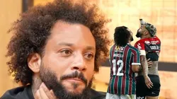 Marcelo fala o que pensa sobre Gabigol Fotos: Reprodução/Podcast e Wagner Meier/Getty Images