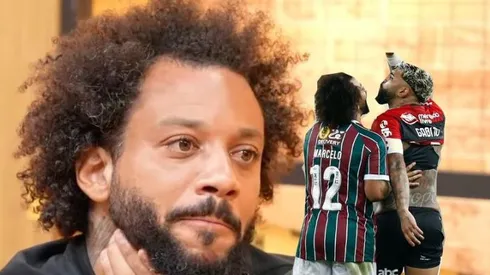 Marcelo fala o que pensa sobre Gabigol Fotos: Reprodução/Podcast e Wagner Meier/Getty Images