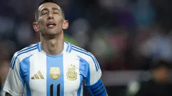 Ángel Di Maria em campo pela Seleção Argentina, em amistoso, 2024. (Foto Ira L. Black/Getty Images)