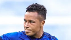 Marlon comemora seu gol pelo Campeonato Mineiro de 2024. Lateral mira título estadual.