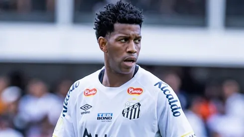 Gil na Vila Belmiro, em partida entre Santos e Novorizontino, pelo Campeonato Paulista, dia 18/02/2024.
