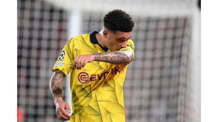 Jadon Sancho do Borussia Dortmund. (Foto de Matthias Hangst/Getty Images)