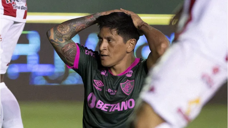 Germán Cano vive ano de poucos gols pelo Fluminense. Foto: Jorge Rodrigues/AGIF