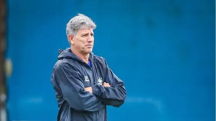 Foto: Lucas Uebel/Grêmio - Renato Gaúcho em treino do Grêmio