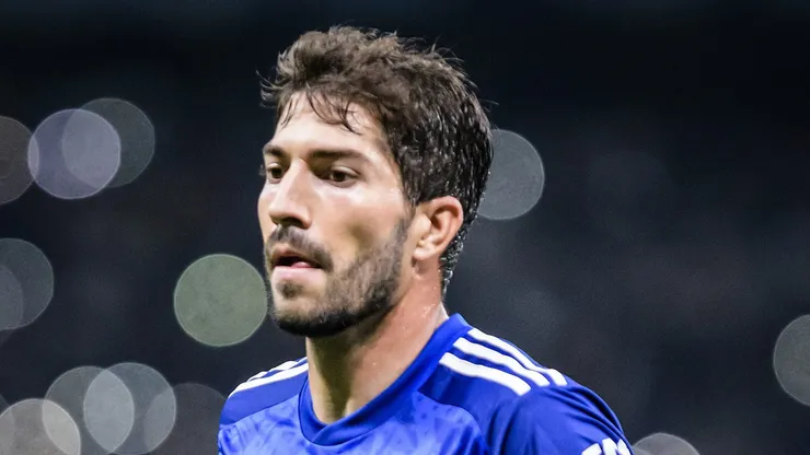 Lucas Silva durante a partida de ontem. Foto: Gustavo Aleixo/Cruzeiro