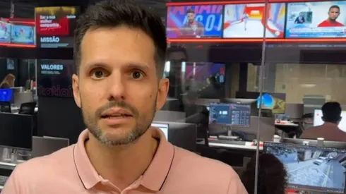 Foto: Reprodução/Itatiaia – Edu Panzi, comentarista da Itatiaia