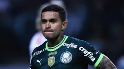 Dudu, jogador do Palmeiras, durante partida contra o Flamengo no estádio Arena Allianz Parque pelo Brasileirão Série A 2023