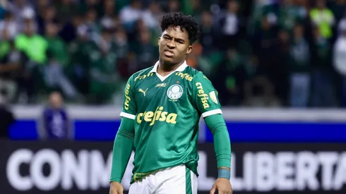 Endrick em ação na sua última partida no Allianz Parque. Foto: Marcello Zambrana/AGIF