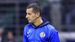 Leandro Romagnoli, técnico do San Lorenzo, durante partida contra o Palmeiras na Arena Allianz Parque pela Copa Libertadores