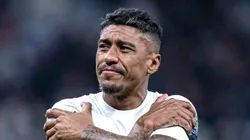 SP - SAO PAULO - 28/05/2024 - COPA SUL-AMERICANA 2024, CORINTHIANS X RACING-URU - Paulinho jogador do Corinthians durante partida contra o Racing-URU no estadio Arena Corinthians pelo campeonato Copa Sul-Americana 2024.